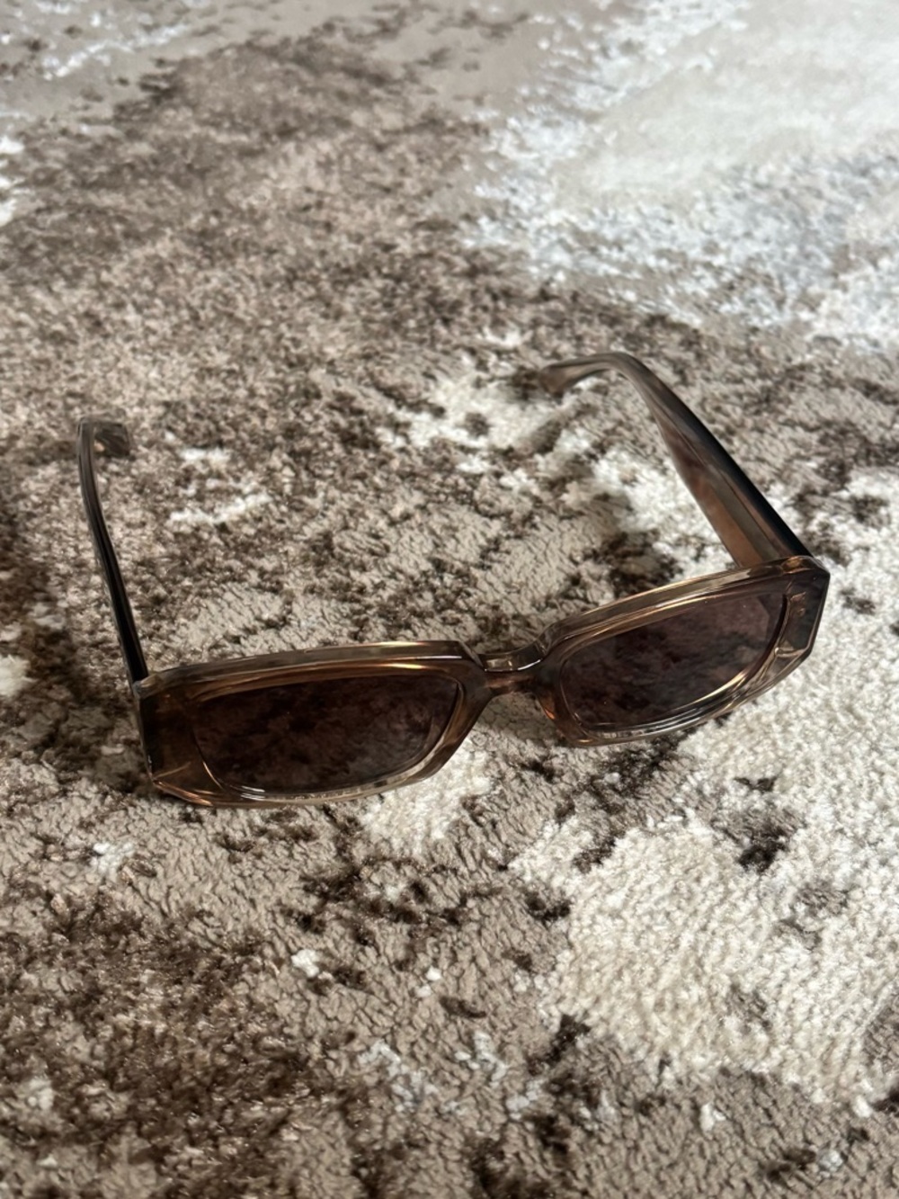 H&M Rectangular Sunglasses in Brown Tortoiseshell